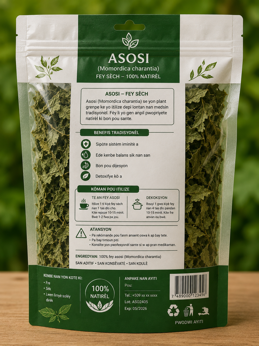 asosi fey sech Asosi leaves 100% natural - Image 1