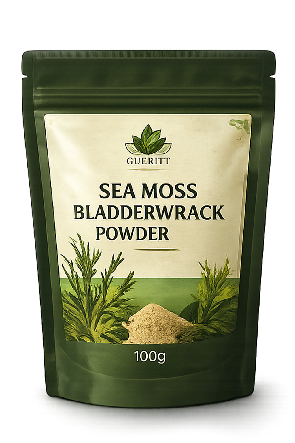 seamos powder Sea Moss Bladderwrack Powder – 100g - Image 1