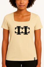 LOGISTTE Monogram Square Neck Tee - Image 3