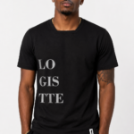 LOGISTTE Premium Square Neck T-Shirt – Black Edition