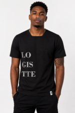 LOGISTTE Premium Square Neck T-Shirt – Black Edition