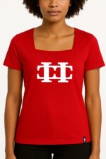 LOGISTTE Monogram Square Neck Tee - Image 8