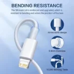 35W PD Original Fast Charging USB Cable For Apple iPhone 14 13 12 11 Pro Max X XR 8 7 Plus  Data Sync Line - Image 3