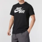 Nike Men's Tee Just Do It Swoosh Short-Sleeved Comfortable, Breathable and Trendy T-Shirt - Image 3