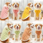 1.5-25kg Flannel Dogs Clothes Winter Warm Sweater Pet Clothing Golden Retriever Dog Coats Sweatshirt Pets Puppy Pullover Vest - Image 3