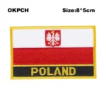 Dominican Rep. Flag Embroidery Patches Iron on Saw on Transfer patches Sewing Applications for Clothes in Home&Garden - Image 21