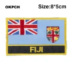 Dominican Rep. Flag Embroidery Patches Iron on Saw on Transfer patches Sewing Applications for Clothes in Home&Garden - Image 33