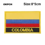 Dominican Rep. Flag Embroidery Patches Iron on Saw on Transfer patches Sewing Applications for Clothes in Home&Garden - Image 7