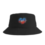 Haiti Outfit  Haitian Flag Bucket Hat Summer  Casual Fisherman Hats For Couple Portable Fishing Caps Streetwear Sunscreen Hats - Image 10