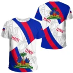 Summer New 3D Printing Caribbean Sea Haiti Flag T Shirt Men Fashion Cool Short Sleeves Women Hawaiian Y2k Tee Shirts Vintage Top - Image 8