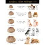 Fluffy Dog Bed Winter Warm Large Pet Products Small Sofa Baskets Pets Kennel Mat Puppy Cats Supplies Basket Blanket Accessories - Image 6