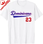 Dominicano Flag RD Dominican Republic Baseball Jersey T-Shirt Casual Streetwear Cotton Tee Graphic T Shirts