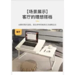 Foldable Adjustable Height Bed Desk, Portable Small Computer Laptop Table for Student Dormitory Study, Writing & Home Use - Image 3
