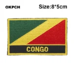 Dominican Rep. Flag Embroidery Patches Iron on Saw on Transfer patches Sewing Applications for Clothes in Home&Garden - Image 13