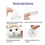 130 Pcs/set of Dog and Cat Cleaning Wipes Pet Eye Wipes Grooming Tear Stain Remover Gentle Non-foaming Wipes Towels - Image 5