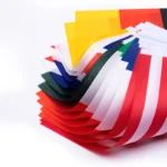xvggdg  100pcs  14 * 21cm   Haiti   hand flag Promotion Wholesale Small  Haiti  Hand Waving National Flag