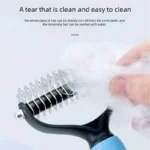 Pet Deshedding Brush Double Sided Pet Grooming Tool for Shedding and Dematting - Stainless Steel Dog Comb with Effective Results - Image 5