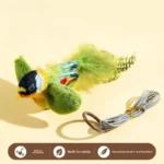 Birds Cat Toys Indoor Interactive Cat Toy for Cats Chasing Teasing Toy Sounding Catnip Cat Teaser Toy Self-hilarity Wall Hanging - Image 7