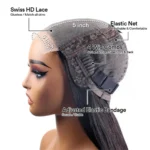 Body Wave BOB Wig Human Hair 5X5 HD Lace Closure Wavy Wigs 4X4 Glueless Wear And Go Wigs Human Hair Pre Plucked Wig 250 Density - Image 6