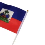 xvggdg  100pcs  14 * 21cm   Haiti   hand flag Promotion Wholesale Small  Haiti  Hand Waving National Flag