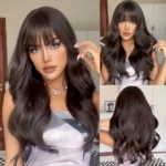 Big waves of golden synthetic wig for Halloween party cosplay role-playing daily wear with high-temperature synthetic wig cap - Image 7