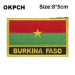 Dominican Rep. Flag Embroidery Patches Iron on Saw on Transfer patches Sewing Applications for Clothes in Home&Garden - Image 26