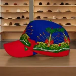 1pc Haitian Flag Pride Print Adjustable Snapback Cap - Suitable for Daily Wear, Streetwear, & Outdoor, Fitted Dad Hat with Haiti - Image 5