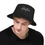 Haiti Outfit  Haitian Flag Bucket Hat Summer  Casual Fisherman Hats For Couple Portable Fishing Caps Streetwear Sunscreen Hats - Image 5