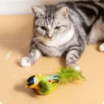 Birds Cat Toys Indoor Interactive Cat Toy for Cats Chasing Teasing Toy Sounding Catnip Cat Teaser Toy Self-hilarity Wall Hanging - Image 6