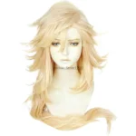 Long Blonde Wig Douma Wig with Bangs for Men Women Anime Cosplay Party Wig Cosplay Costume Halloween Party Outfit - Image 2