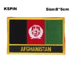 Dominican Rep. Flag Embroidery Patches Iron on Saw on Transfer patches Sewing Applications for Clothes in Home&Garden - Image 2