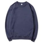 2025 Spring and Autumn Fashion Brand Solid Color Round Neck Long sleeved Sweater for Men and Women's Fashion Casual Sports Shirt - Image 12