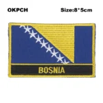 Dominican Rep. Flag Embroidery Patches Iron on Saw on Transfer patches Sewing Applications for Clothes in Home&Garden - Image 19