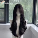 Black Wig Long Wavy Natural Hair Synthetic Wigs for Women 24inch High Quality Heat Resistance Wigs for Women Human Hair - Image 5