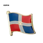 Dominican Rep Flag Badge Brooch Natinal Lapel Pins Flag Lapel Pins Country Flag Badge - Image 2