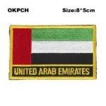 Dominican Rep. Flag Embroidery Patches Iron on Saw on Transfer patches Sewing Applications for Clothes in Home&Garden - Image 5