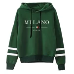 Hoodies Womens Sweatshirts Hot Sales Printing Daily Versatile Pullovers Stripe Jogging Sports Clothing Casual Woman Hooded Tops - Image 3