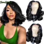 Body Wave BOB Wig Human Hair 5X5 HD Lace Closure Wavy Wigs 4X4 Glueless Wear And Go Wigs Human Hair Pre Plucked Wig 250 Density - Image 2
