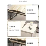 Foldable Adjustable Height Bed Desk, Portable Small Computer Laptop Table for Student Dormitory Study, Writing & Home Use - Image 6