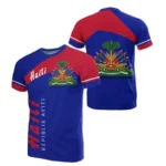 Summer New 3D Printing Caribbean Sea Haiti Flag T Shirt Men Fashion Cool Short Sleeves Women Hawaiian Y2k Tee Shirts Vintage Top - Image 5