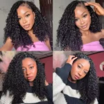 5 Pack Burmese Curly Crochet Hair Knotless Feather Pre-Separated Crochet Braids Light Weight Reusable Brazilian Hair Extension - Image 5