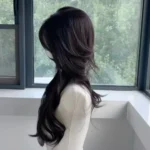 Black Wig Long Wavy Natural Hair Synthetic Wigs for Women 24inch High Quality Heat Resistance Wigs for Women Human Hair - Image 4