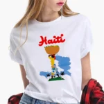 Haiti Tee women designer t-shirts girl harajuku comic designer clothing - Image 7