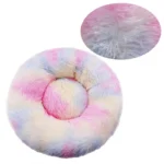 Round Dog Bed Winter Warm Cat Bed Plush Basket for Dog Washable Pet Bed for Small Medium Large Dog Sofa Cat - Image 7