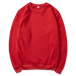 2025 Spring and Autumn Fashion Brand Solid Color Round Neck Long sleeved Sweater for Men and Women's Fashion Casual Sports Shirt - Image 9