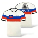 2026 New Haiti Football T-shirts Sports Casual Haitian Soccer Jersey Free Custom Diy Name Tees Gifts Wholesale Sports T Shirts - Image 4