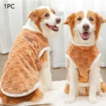 1.5-25kg Flannel Dogs Clothes Winter Warm Sweater Pet Clothing Golden Retriever Dog Coats Sweatshirt Pets Puppy Pullover Vest - Image 10