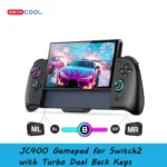 BEBONCOOL JC400 Gamepad for Switch2,Wireless Controller with Turbo & Dual Back Keys, 1000mAh Battery Type-C, Gaming Accessories