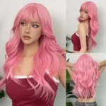 Big waves of golden synthetic wig for Halloween party cosplay role-playing daily wear with high-temperature synthetic wig cap - Image 9