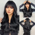 Big waves of golden synthetic wig for Halloween party cosplay role-playing daily wear with high-temperature synthetic wig cap - Image 8